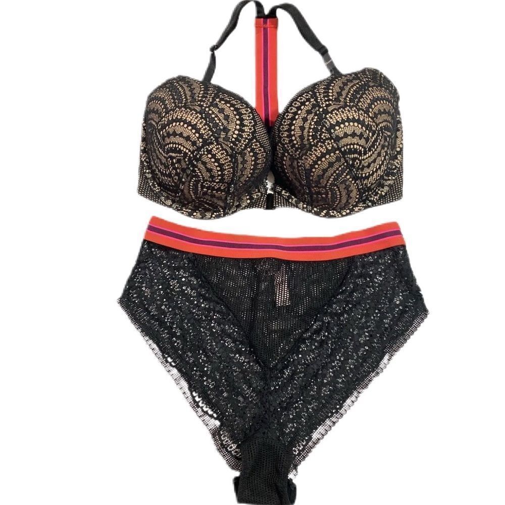 Victoria’s Secret set Very Sexy Lightly lined lace bra & High Waist Cheeky panty